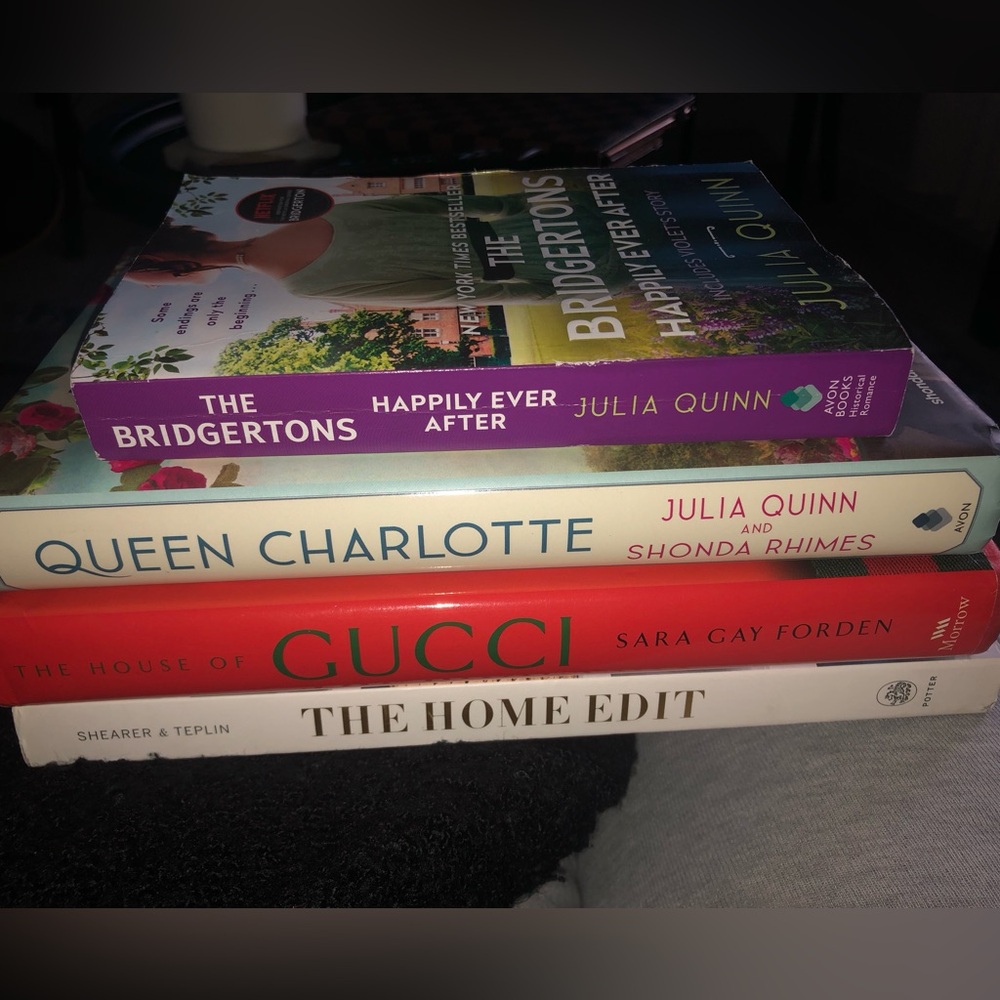SIGNED COPY Queen Charlotte, The Bridgertons book & The Home Edit (unsigned)